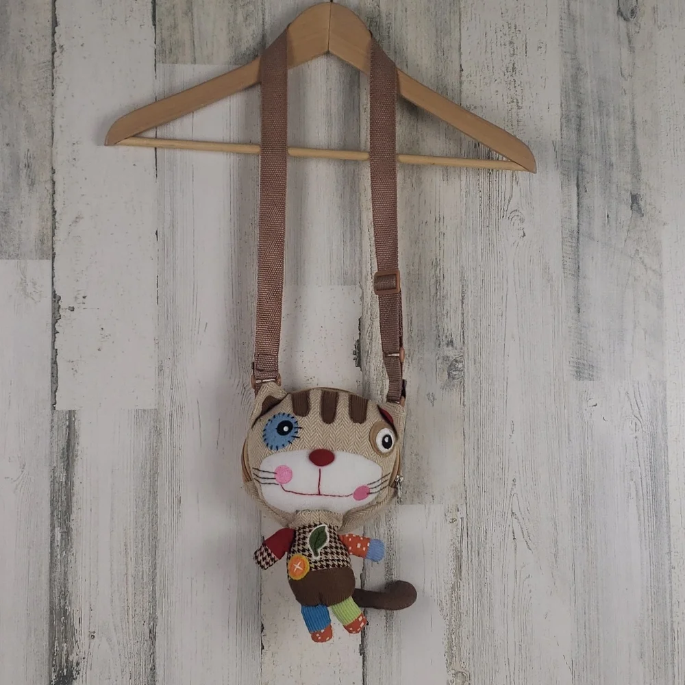 Eco Snoopers cat plush purse belt bag backpack attachment